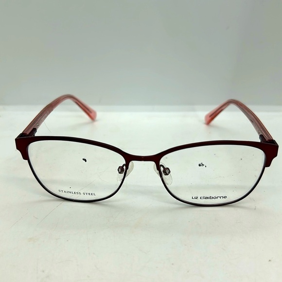 Liz Claiborne LCU504 Eyeglasses Frames RXable LHF Burgundy NWOT main image 7